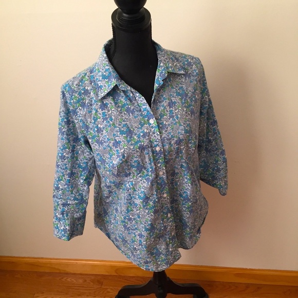 Izod cotton blouse - Picture 1 of 7